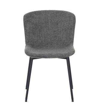 Chaise Contemporaine avec Revêtement en Tissu Bouclé