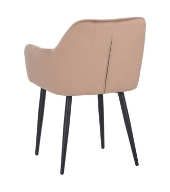 Fauteuil en Velours Capitonné au Style Contemporain