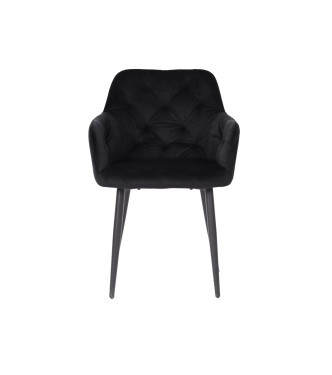 Fauteuil en Velours Capitonné au Style Contemporain