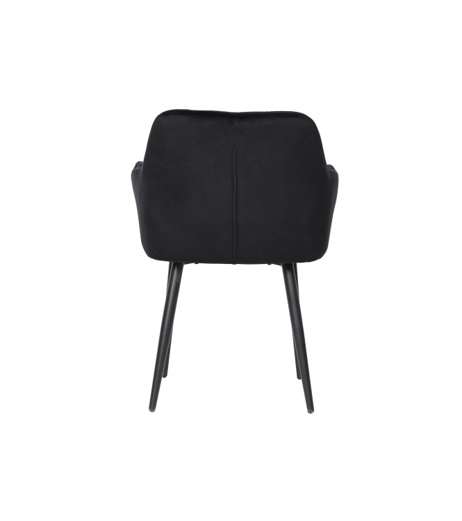 Fauteuil en Velours Capitonné au Style Contemporain