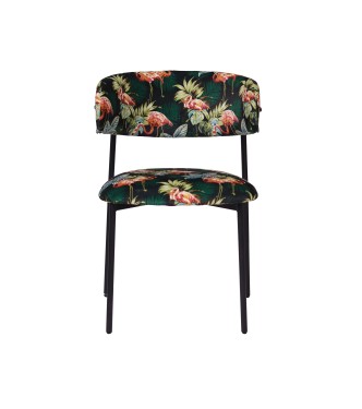 Tropical Print Dining Chair